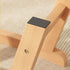 Modern Minimalist Square Cushion Solid Wood Cotton Linen Shoe Bench Low Stool For Living Room