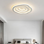 Modern Minimalist Multi-Layer Cloudy Iron Acrylic LED Flush Mount Ceiling Light For Living Room