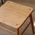 Traditional Vintage Square Cherry Wood Dining Chair Backrest For Dining Room