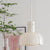 Traditional French Pastoral Flower Bud Glass 1-Light Pendant Light For Living Room