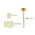 Contemporary Creative Petal Glass Design Brass 1-Light Pendant Light For Bedroom