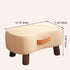 Contemporary Creative Round Velvet Upholstered Portable Footstool Low Stool For Living Room