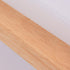 Contemporary Nordic Wood Acrylic Plum Shape LED Flush Mount Ceiling Light For Living Room