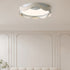 Contemporary Creative Iron Acrylic Wavy Edge LED Flush Mount Ceiling Light For Living Room