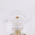 Contemporary Simplicity Round Acrylic Shade Aluminum Base USB Rechargeable LED Table Lamp For Bedroom
