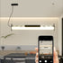 Modern Minimalist Straight Line Acrylic LED Island Light Pendant Light For Dining Room