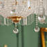 Contemporary Luxury Copper Bow Crystal Beads 6/7/9-Light Chandelier For Living Room