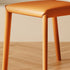 Modern Minimalist Square Oval Back Leather Carbon Steel Dining Chair For Dining Room