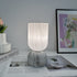 Modern Minimalist Cylinder Funnel Glass 1-Light Table Lamp For Bedroom