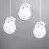 Contemporary Creative PE Spherical Shade Resin Animal Rabbit Bear Design 1-Light Pendant Light For Living Room