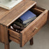 Traditional French Rectangular Wood End Table 1-Drawer For Living Room