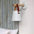 Modern Minimalist Wood Iron Cylinder 1-Light Wall Sconce Lamp For Bedside