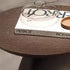 Contemporary Simplicity Geometric Round Resin Coffee Table For Living Room