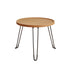 Modern Minimalist Round PP Carbon Steel Metal Coffee Table Foldable For Living Room