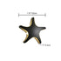 Contemporary Simplicity Aluminum Starfish Design LED Waterproof Wall Sconce Lamp For Outdoor Patio