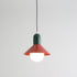 Contemporary Simplicity Macaron Iron Geometric Cone Shape 1-Light Pendant Light For Living Room