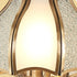 Contemporary Luxury Full Copper Glass Umbrella Shape 1/2-Light Wall Sconce Lamp For Bedroom