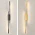 Modern Minimalist Aluminum Straight Line Silicone LED Wall Sconce Lamp For Living Room