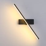 Modern Simplicity Strip Rectangle Aluminum Iron Silicone LED Wall Sconce Lamp For Bedroom