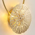 Modern Luxury Full Copper Hollow Lotus Leaf Cluster 3/5/7-Light Wall Sconce Lamp For Living Room