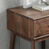 Traditional French Rectangular Wood End Table 1-Drawer For Living Room