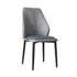 Contemporary Scandinavian Square Fabric Steel Dining Chair Backrest Armless For Dining Room