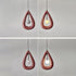 Contemporary Creative Teardrop Orb Iron Resin 1-Light Pendant Light For Dining Room