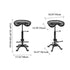 Contemporary Industrial Iron Wood Round Hollowed Claw Base Bar Stool Footrest For Kitchen