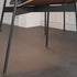 Contemporary Nordic Walnut Wood Grain Microfiber Leather Upholstered Dining Chair Backrest For Dining Room