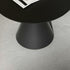 Modern Minimalist Round Cone Aluminum Metal End Table 1-Tier For Living Room