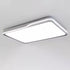 Modern Minimalist Geometric Square Iron Acrylic LED Flush Mount Ceiling Light For Bedroom