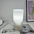 Modern Minimalist Cylinder Funnel Glass 1-Light Table Lamp For Bedroom