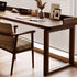 Traditional Rustic Rectangular Wood Desks Two Legs For Home Office