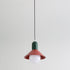 Contemporary Simplicity Macaron Iron Geometric Cone Shape 1-Light Pendant Light For Living Room