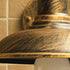 Contemporary Industrial Curved Pole Round Pot Lid Iron 1-Light Wall Sconce Lamp For Outdoor Patio