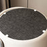 Modern Minimalist Cylinder Leather Cashmere Kilim Bird Check Foam Vanity Stool Backrest Swivel For Bedroom