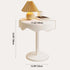 Contemporary Creative Round Ice Cream Shape PP Plastic Carbon Steel End Table For Living Room