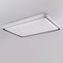 Modern Minimalist Geometric Square Iron Acrylic LED Flush Mount Ceiling Light For Bedroom