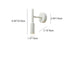 Modern Minimalist Cylinder Rotatable Iron LED Wall Sconce Lamp For Bedroom