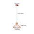 Contemporary Nordic Line Pumpkin Iron 1/3 Light Island Light Chandelier For Dining Room