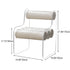 Contemporary Creative Cylinder Acrylic Fabric Chair Backrest Armless For Living Room