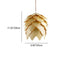 Traditional Farmhouse Wood Pineapple 1-Light Pendant Light For Dining Room