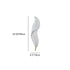 Contemporary Nordic Feather Hardware Resin LED Wall Sconce Lamp For Living Room