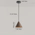 Traditional Chinese Iron Conic 1/3 Light Island Light Chandelier For Dining Room