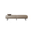 Modern Minimalist Rectangular Microfiber Leather Wood Carbon Steel Sponge End Of The Bed Low Stool Backless For Bedroom