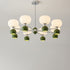 Contemporary Creative Pumpkin Orb Iron Aluminum Acrylic 6/12/16 Light Chandelier For Living Room