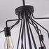 Traditional Vintage Iron Branch Glass Shade 16/22-Light Chandelier For Living Room