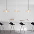 Modern Minimalist Round Iron 1-Light Pendant Light For Dining Room