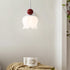 Traditional French Cream Pumpkin Cotton PE Shade 1-Light Wall Sconce Lamp For Bedroom