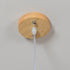Traditional Japanese Wood Conch Shape 1-Light Pendant Light For Living Room